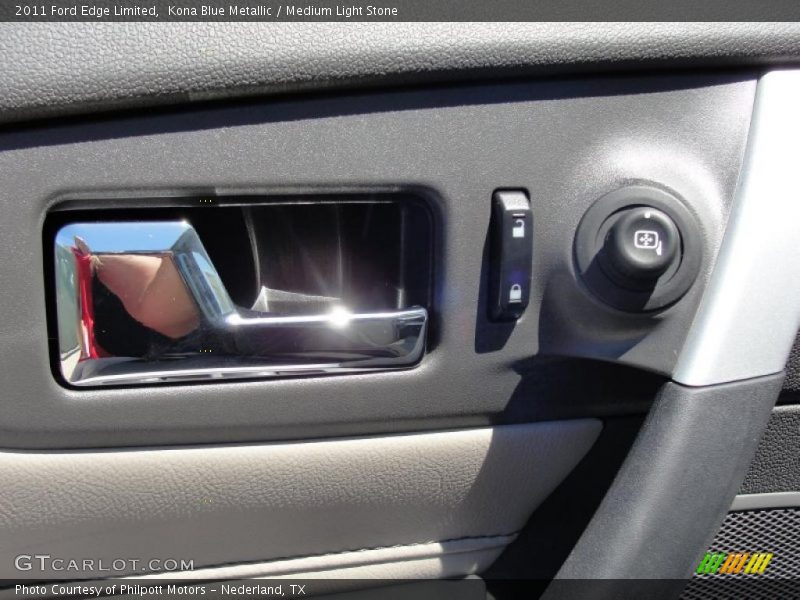 Kona Blue Metallic / Medium Light Stone 2011 Ford Edge Limited