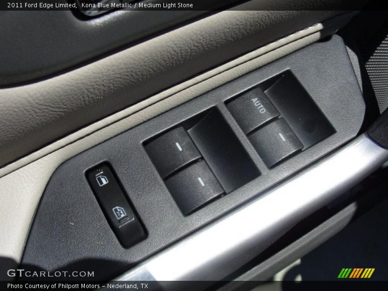 Kona Blue Metallic / Medium Light Stone 2011 Ford Edge Limited