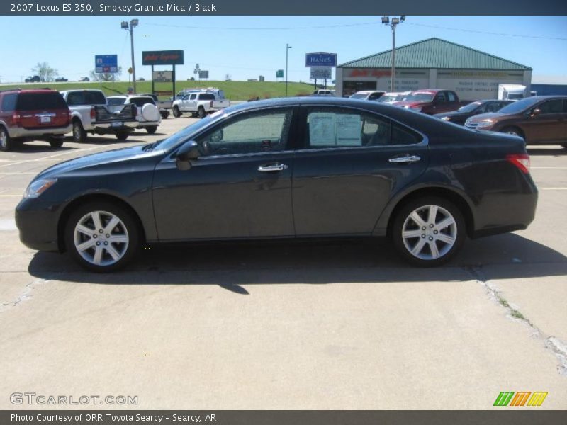 Smokey Granite Mica / Black 2007 Lexus ES 350