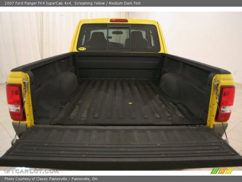 Screaming Yellow / Medium Dark Flint 2007 Ford Ranger FX4 SuperCab 4x4
