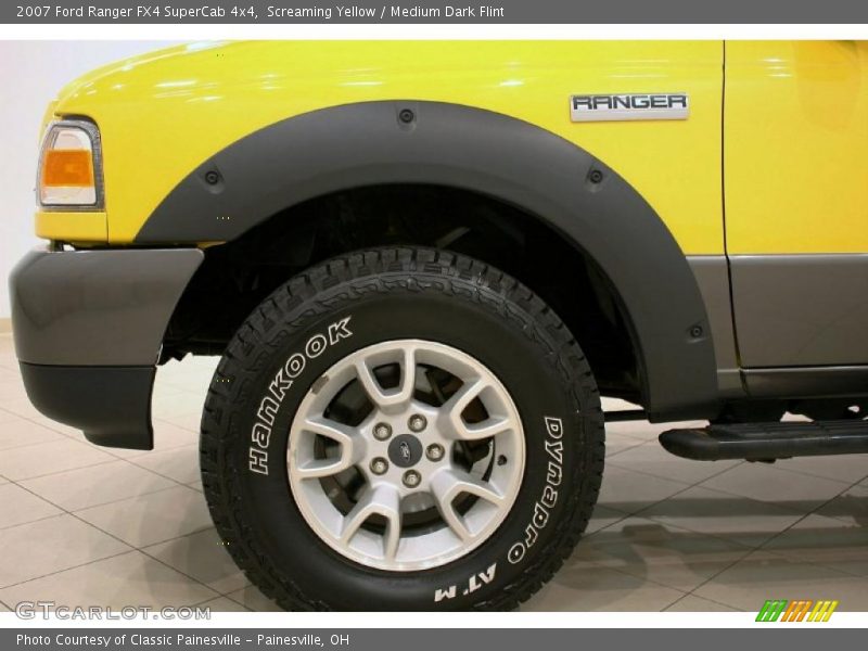 Screaming Yellow / Medium Dark Flint 2007 Ford Ranger FX4 SuperCab 4x4