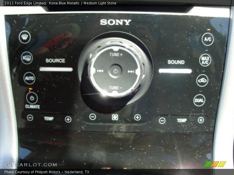 Kona Blue Metallic / Medium Light Stone 2011 Ford Edge Limited
