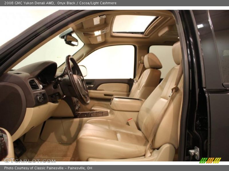 Onyx Black / Cocoa/Light Cashmere 2008 GMC Yukon Denali AWD