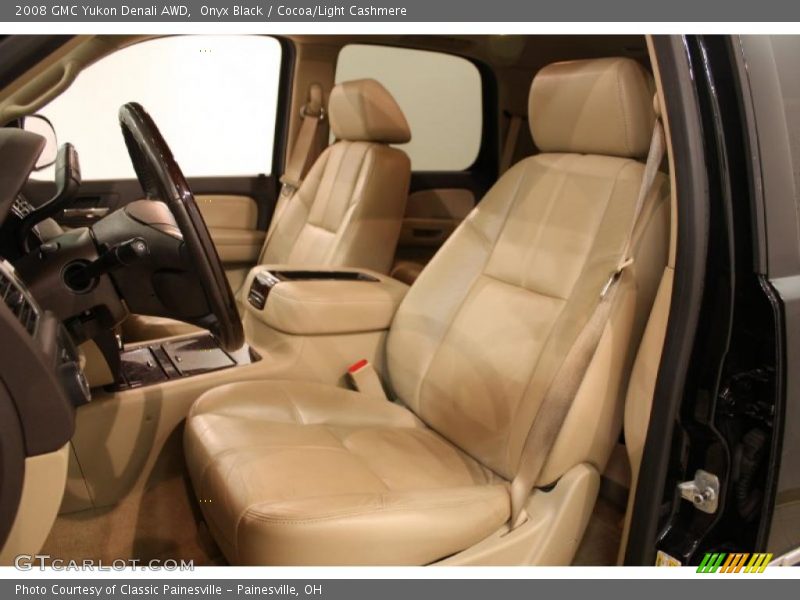 Onyx Black / Cocoa/Light Cashmere 2008 GMC Yukon Denali AWD