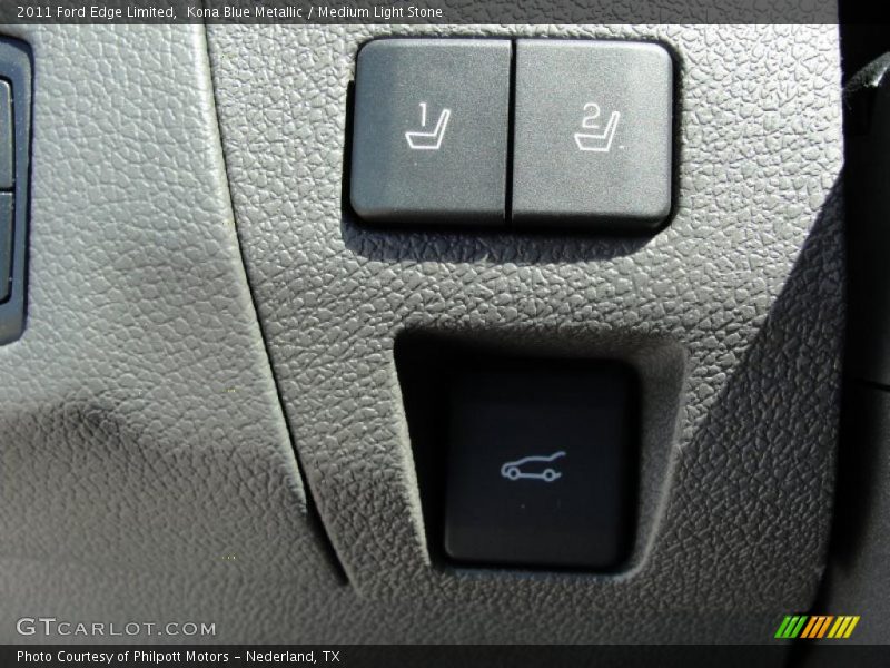 Kona Blue Metallic / Medium Light Stone 2011 Ford Edge Limited