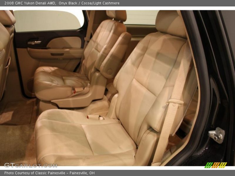 Onyx Black / Cocoa/Light Cashmere 2008 GMC Yukon Denali AWD