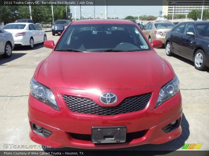 Barcelona Red Metallic / Ash Gray 2010 Toyota Camry SE