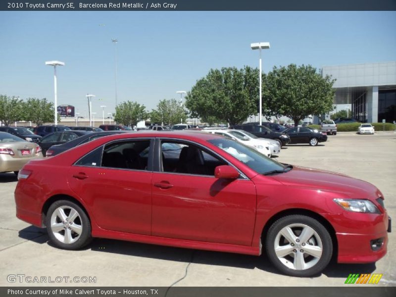 Barcelona Red Metallic / Ash Gray 2010 Toyota Camry SE