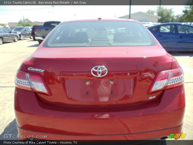 Barcelona Red Metallic / Ash Gray 2010 Toyota Camry SE
