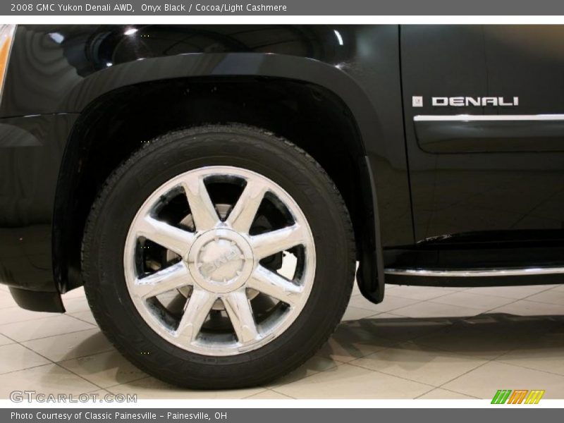 Onyx Black / Cocoa/Light Cashmere 2008 GMC Yukon Denali AWD