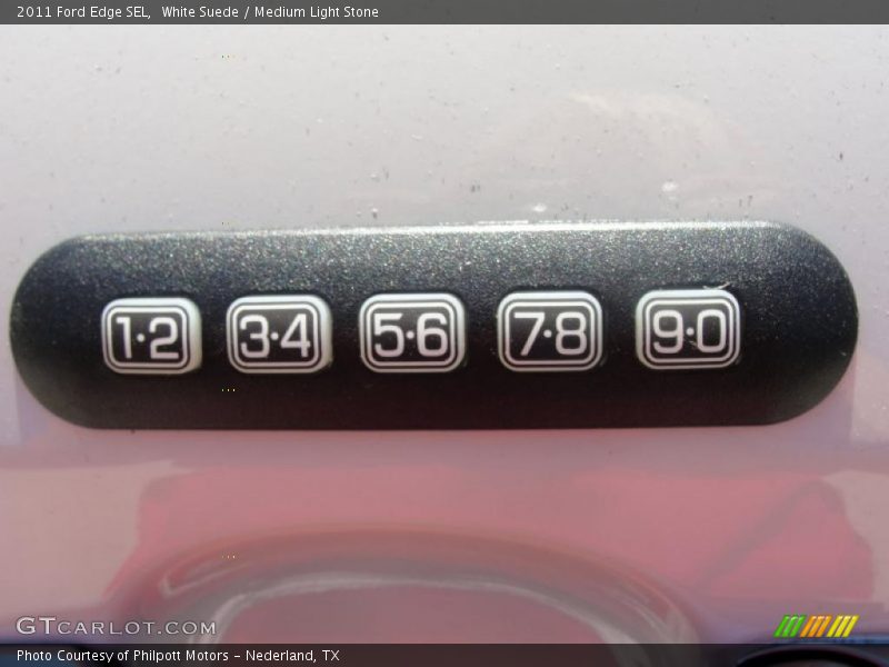 White Suede / Medium Light Stone 2011 Ford Edge SEL