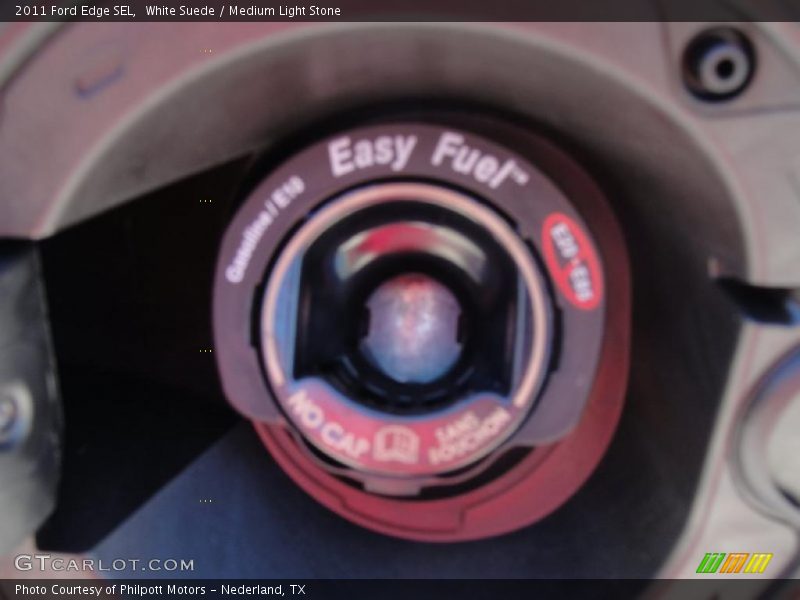 White Suede / Medium Light Stone 2011 Ford Edge SEL