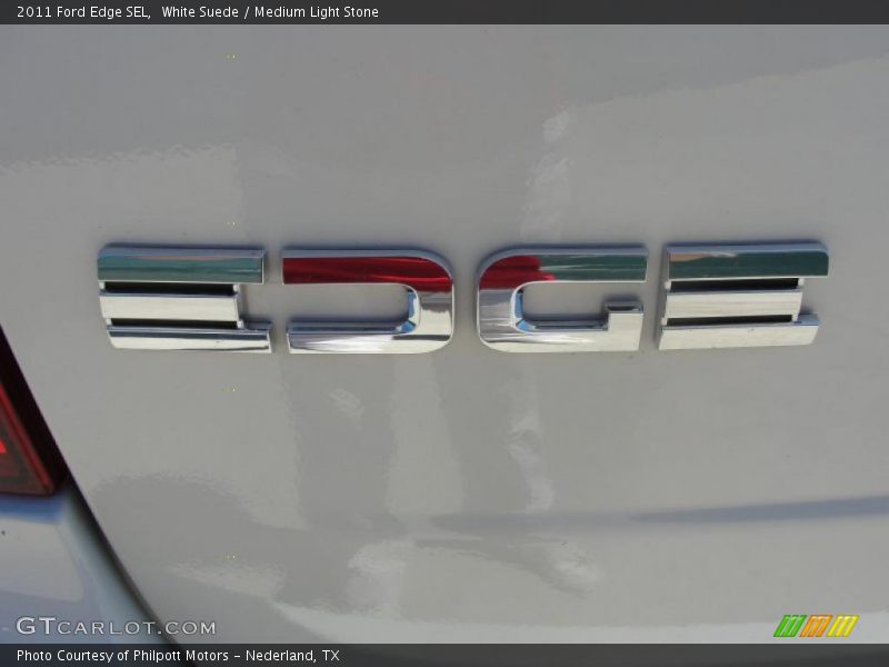 White Suede / Medium Light Stone 2011 Ford Edge SEL