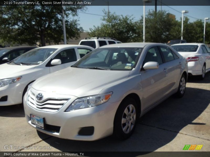 Classic Silver Metallic / Ash Gray 2010 Toyota Camry LE