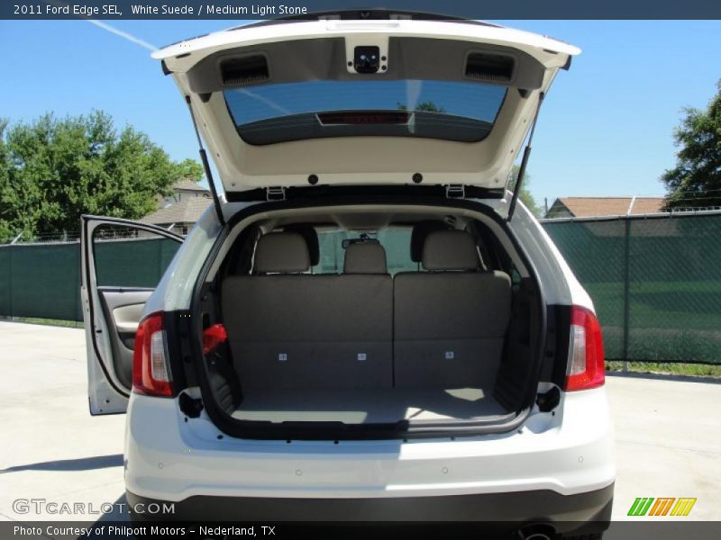 White Suede / Medium Light Stone 2011 Ford Edge SEL