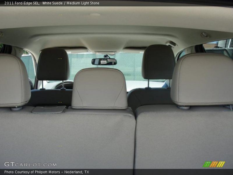White Suede / Medium Light Stone 2011 Ford Edge SEL