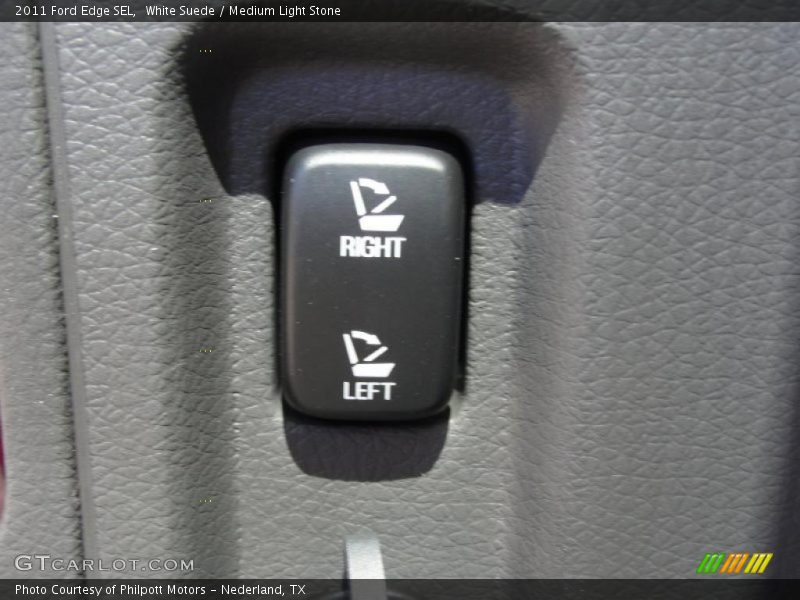 White Suede / Medium Light Stone 2011 Ford Edge SEL