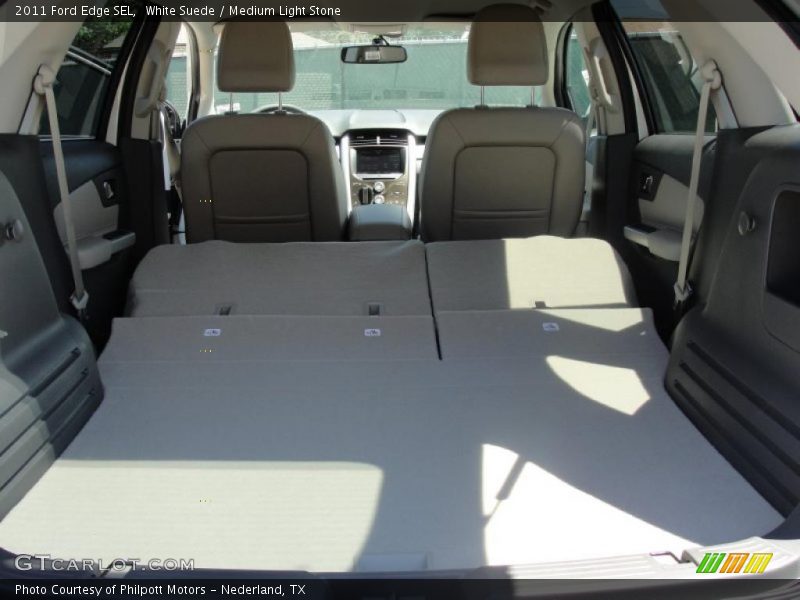 White Suede / Medium Light Stone 2011 Ford Edge SEL