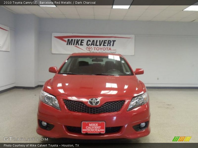 Barcelona Red Metallic / Dark Charcoal 2010 Toyota Camry SE