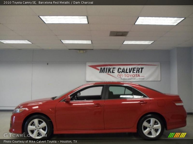 Barcelona Red Metallic / Dark Charcoal 2010 Toyota Camry SE