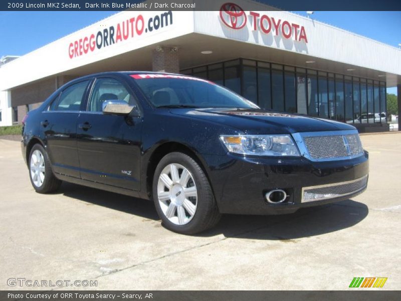 Dark Ink Blue Metallic / Dark Charcoal 2009 Lincoln MKZ Sedan