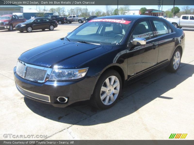 Dark Ink Blue Metallic / Dark Charcoal 2009 Lincoln MKZ Sedan