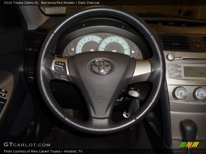 Barcelona Red Metallic / Dark Charcoal 2010 Toyota Camry SE
