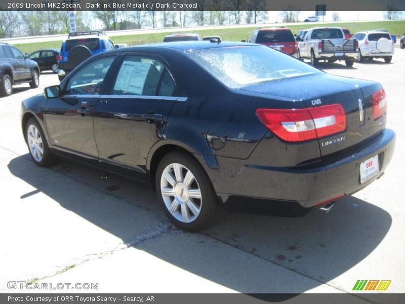 Dark Ink Blue Metallic / Dark Charcoal 2009 Lincoln MKZ Sedan