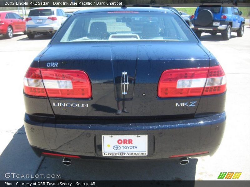 Dark Ink Blue Metallic / Dark Charcoal 2009 Lincoln MKZ Sedan