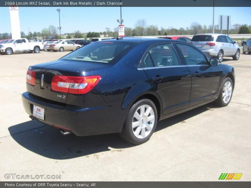Dark Ink Blue Metallic / Dark Charcoal 2009 Lincoln MKZ Sedan