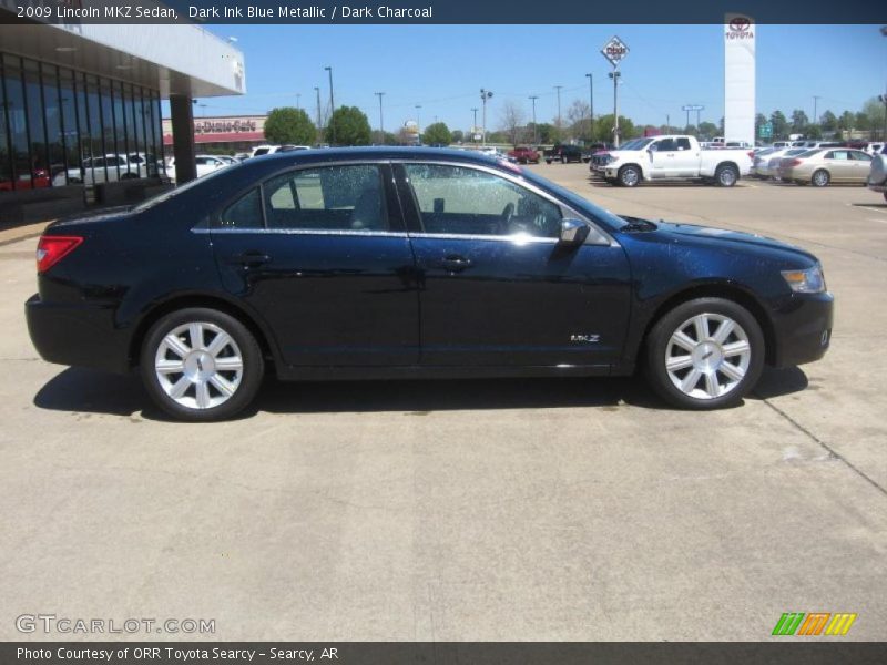 Dark Ink Blue Metallic / Dark Charcoal 2009 Lincoln MKZ Sedan
