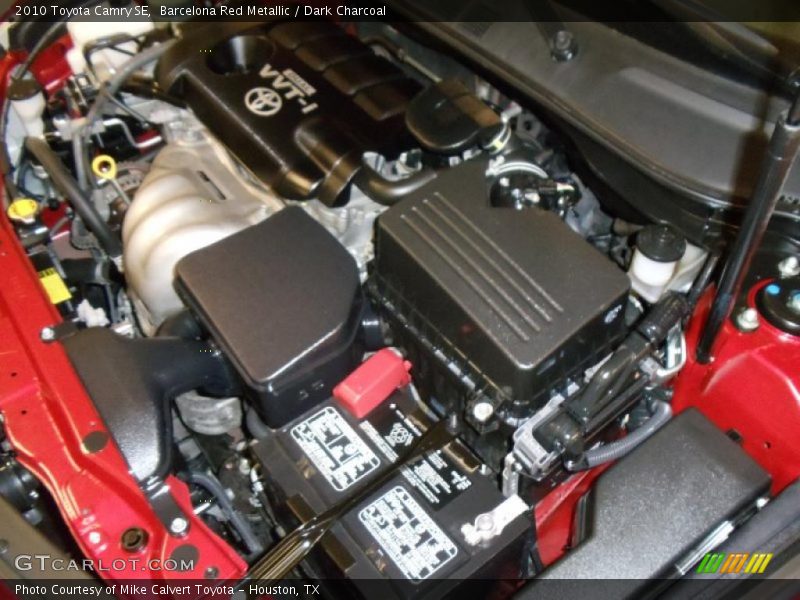 Barcelona Red Metallic / Dark Charcoal 2010 Toyota Camry SE