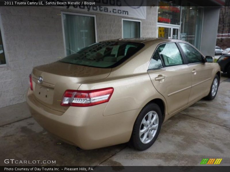 Sandy Beach Metallic / Bisque 2011 Toyota Camry LE