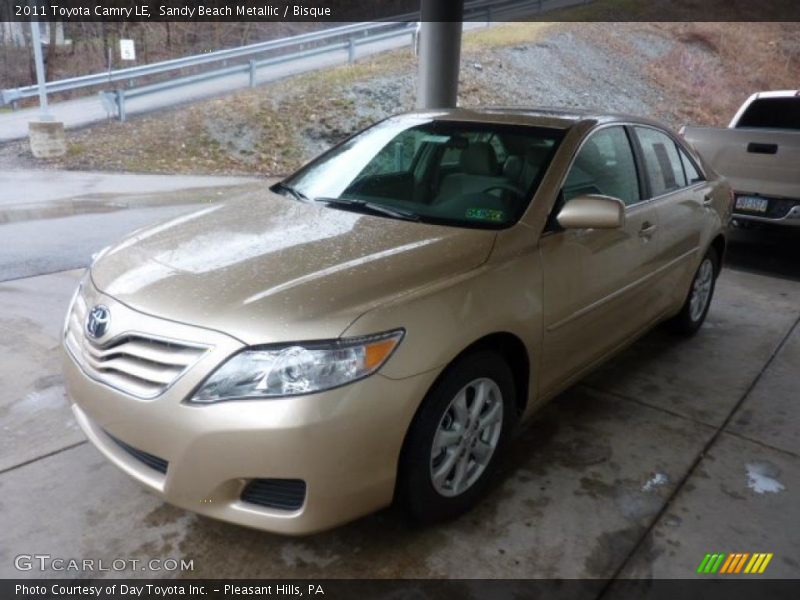 Sandy Beach Metallic / Bisque 2011 Toyota Camry LE