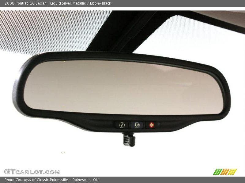 Liquid Silver Metallic / Ebony Black 2008 Pontiac G6 Sedan