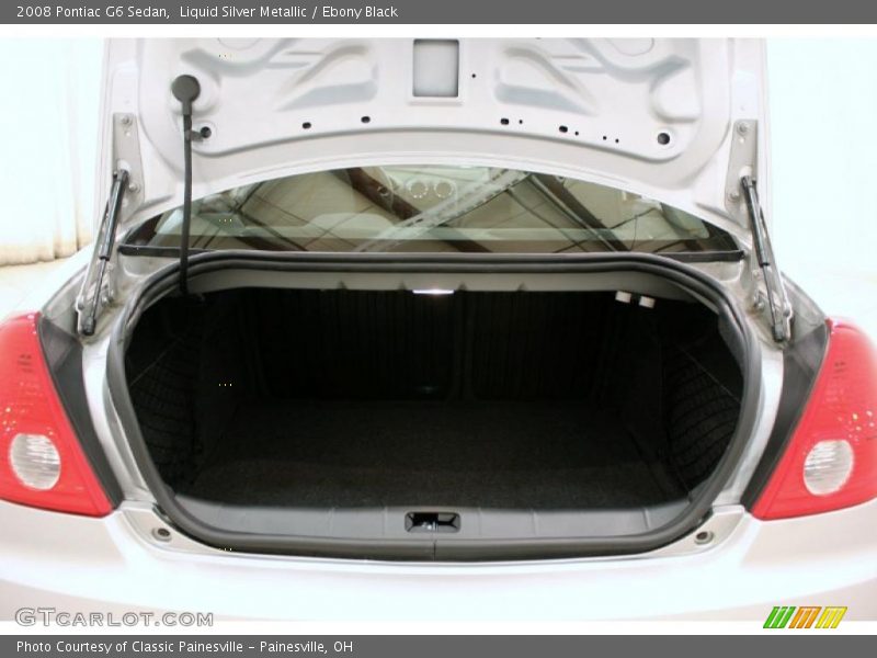 Liquid Silver Metallic / Ebony Black 2008 Pontiac G6 Sedan