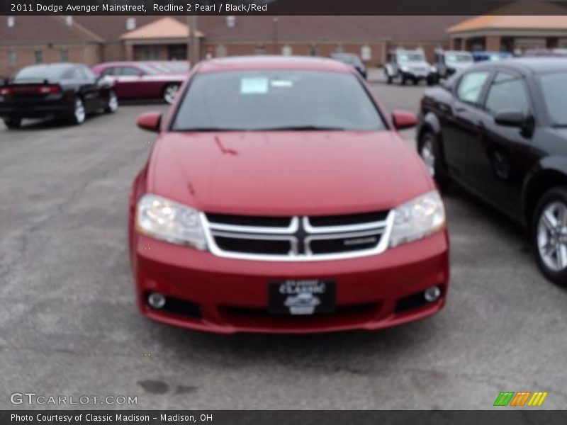 Redline 2 Pearl / Black/Red 2011 Dodge Avenger Mainstreet