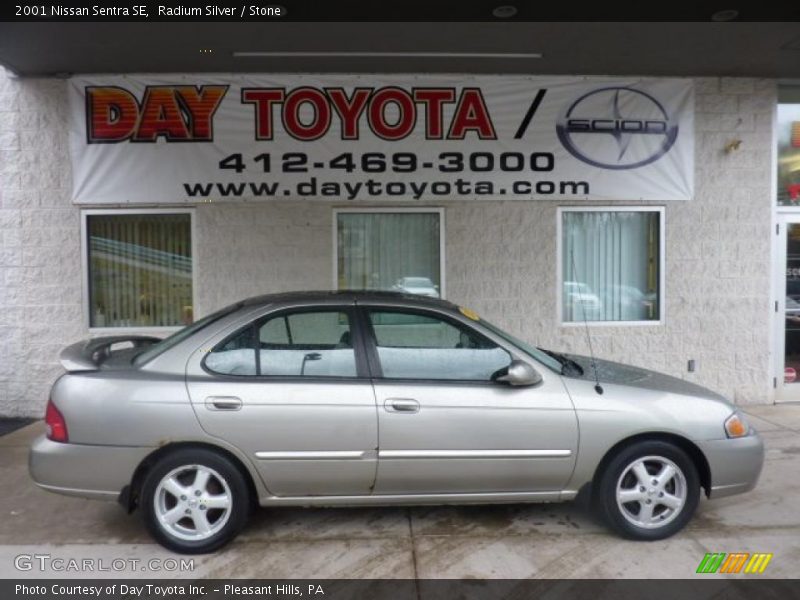 Radium Silver / Stone 2001 Nissan Sentra SE
