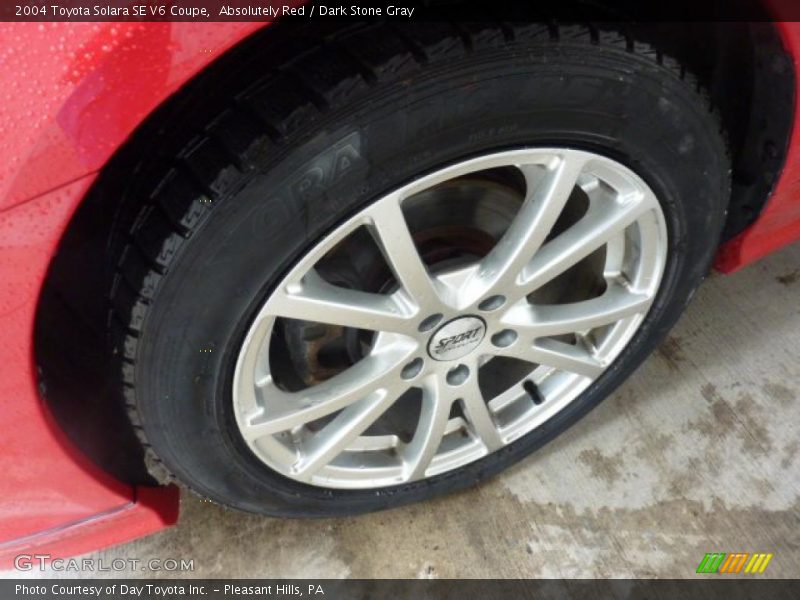 Absolutely Red / Dark Stone Gray 2004 Toyota Solara SE V6 Coupe