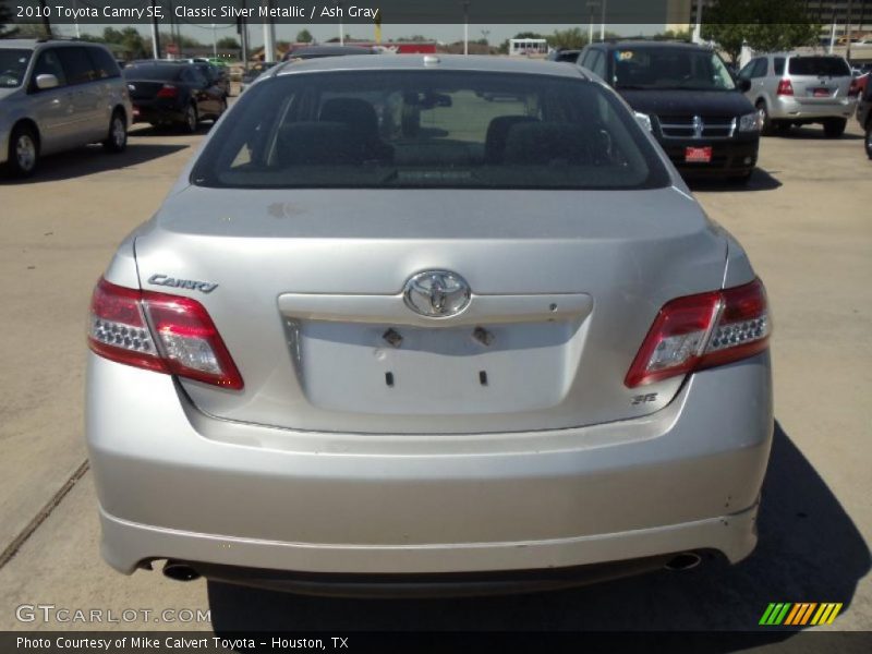 Classic Silver Metallic / Ash Gray 2010 Toyota Camry SE
