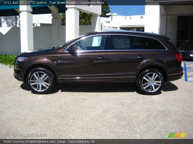 Teak Brown Metallic / Cardamom Beige 2011 Audi Q7 3.0 TDI quattro