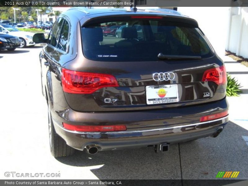 Teak Brown Metallic / Cardamom Beige 2011 Audi Q7 3.0 TDI quattro