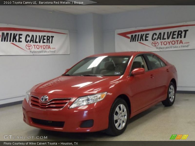 Barcelona Red Metallic / Bisque 2010 Toyota Camry LE