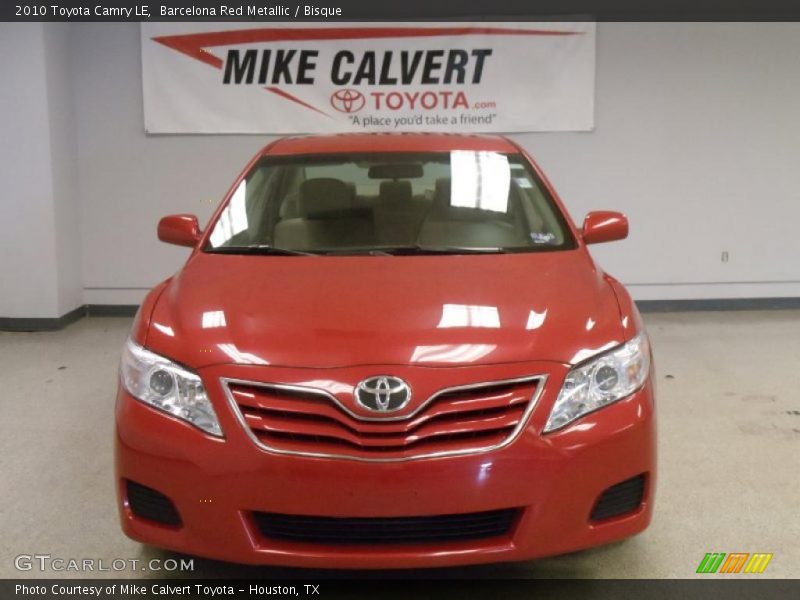Barcelona Red Metallic / Bisque 2010 Toyota Camry LE