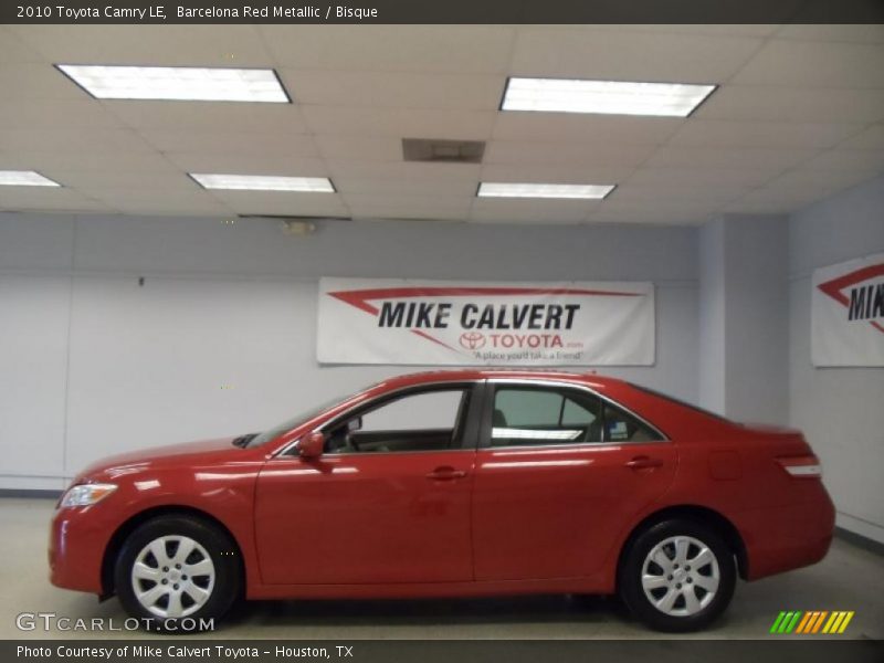 Barcelona Red Metallic / Bisque 2010 Toyota Camry LE