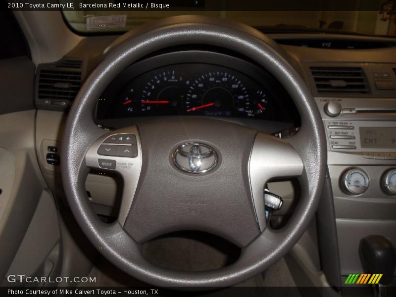 Barcelona Red Metallic / Bisque 2010 Toyota Camry LE