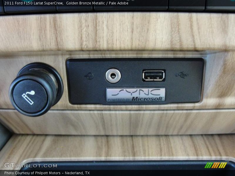 Golden Bronze Metallic / Pale Adobe 2011 Ford F150 Lariat SuperCrew