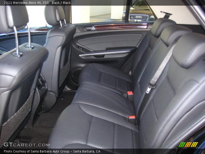 Black / Black 2011 Mercedes-Benz ML 350