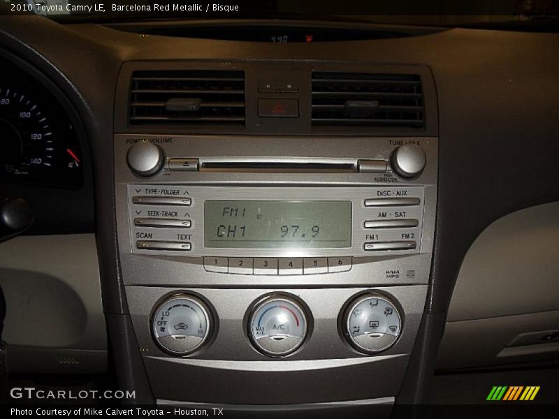 Barcelona Red Metallic / Bisque 2010 Toyota Camry LE