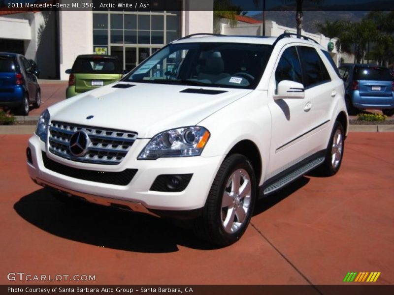 Arctic White / Ash 2011 Mercedes-Benz ML 350